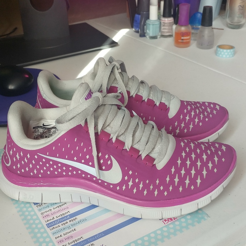Nike free run 3.0 size 5.5womens